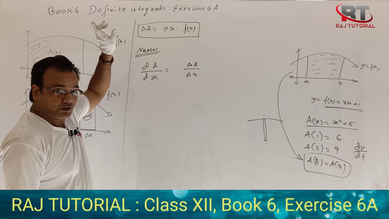 RAJ TUTORIAL : Class XII, Book 6, Exercise 6A - YouTube