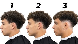 3 STEPS to a PERFECT LOW FADE | Simple Curly Hair Tutorial ASMR