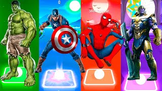 Telis Hop EDM & Phonk Rush - Hulk vs Captain America vs Spider-Man vs Thanos