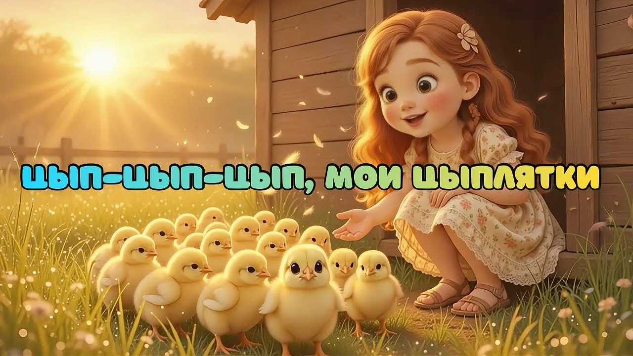 Цып-цып-цып, мои цыплятки 🐥 Весёлая песенка для малышей | В гостях у Туси