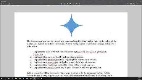 Coding Lab 4 Overview