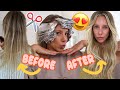 EXTREME Hair TRANSFORMATION! I got OVER 100 keratin extensions image