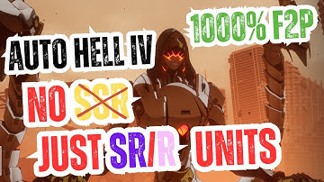 How to Auto Farm Hell IV(4) Terrormaton F2P SR/R Units ONLY [Etheria: Restart]