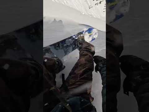 Sketchy Snowboard Crash