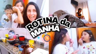 ROTINA DA MANHÃ! MÃE SOLTEIRA COM DOIS FILHOS! (Vlog Nossa Rotina da MANHÃ)