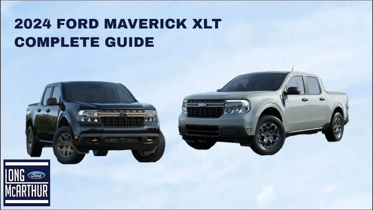 2024 Ford Maverick XLT All Standard and Optional Equipment YouTube