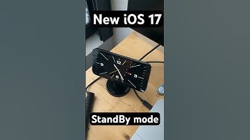 New StandBy mode in iOS17 #apple #ios17 #standby #iphone #ios #magsafe