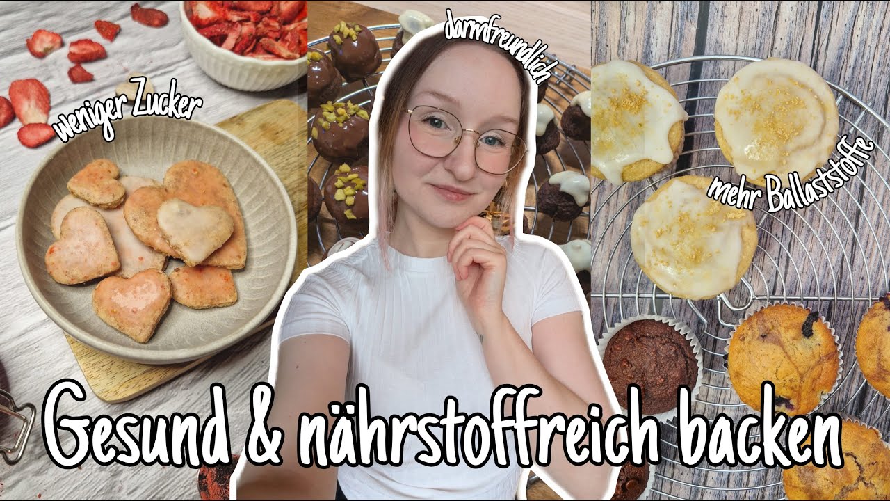 Gesündere Alternativen für Mehl, Zucker & Butter | Nährstoffreich Backen mit einer Diätassistentin