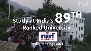 Admissions Open 2021 | India's Top ranked University (NIRF) | Shoolini University