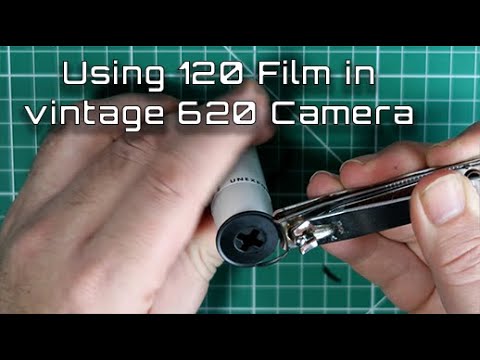 Using 120 Film In 620 Kodak Brownie Model D Camera