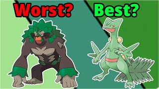 EVERY GRASS Type STARTER Pokémon RANKED.