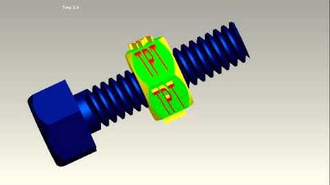lắp ghép bulong -đai ốcbằng pro/e