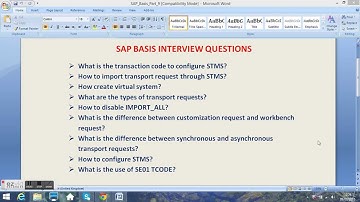 SAP Basis Part 9