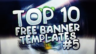 TOP 10 FREE YOUTUBE BANNER TEMPLATE #5 | Photoshop + Downloads TOP 10 FREE YOUTUBE BANNER TEMPLATE #5 | Photoshop + Downloads