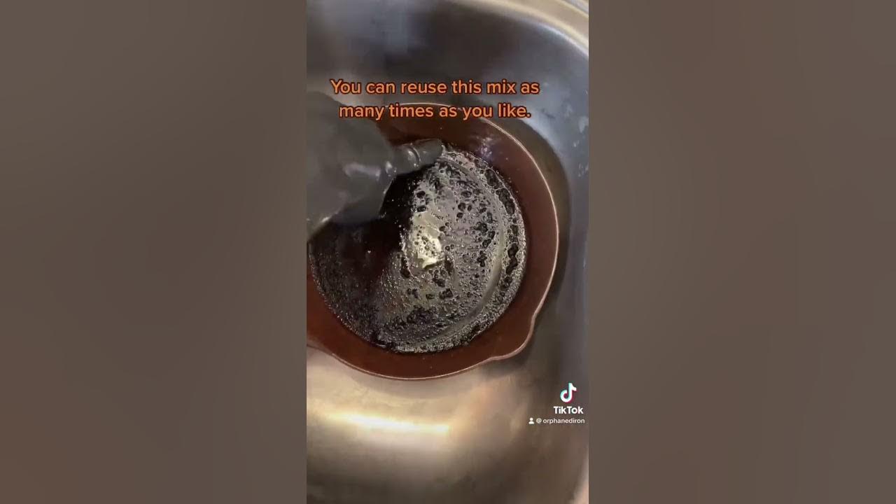 Cleaning Cast Iron with Lye! YouTube