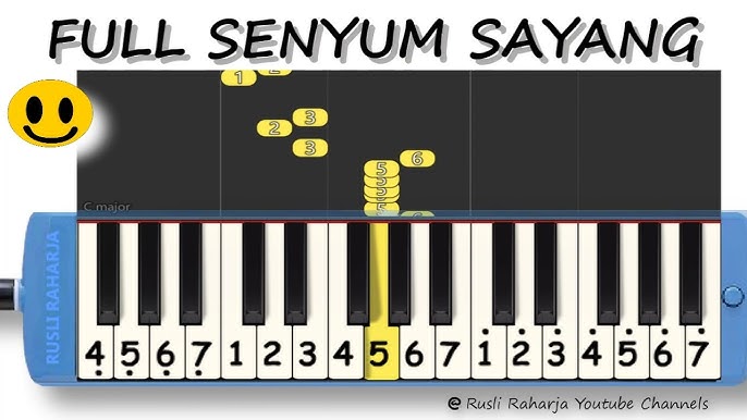 Not Angka Pianika Lagu Rembulan Malam Arief ANGEL 2-YENI INKA-COVER NOT ANGKA PIANIKA-TERBARU 2022 - YouTube