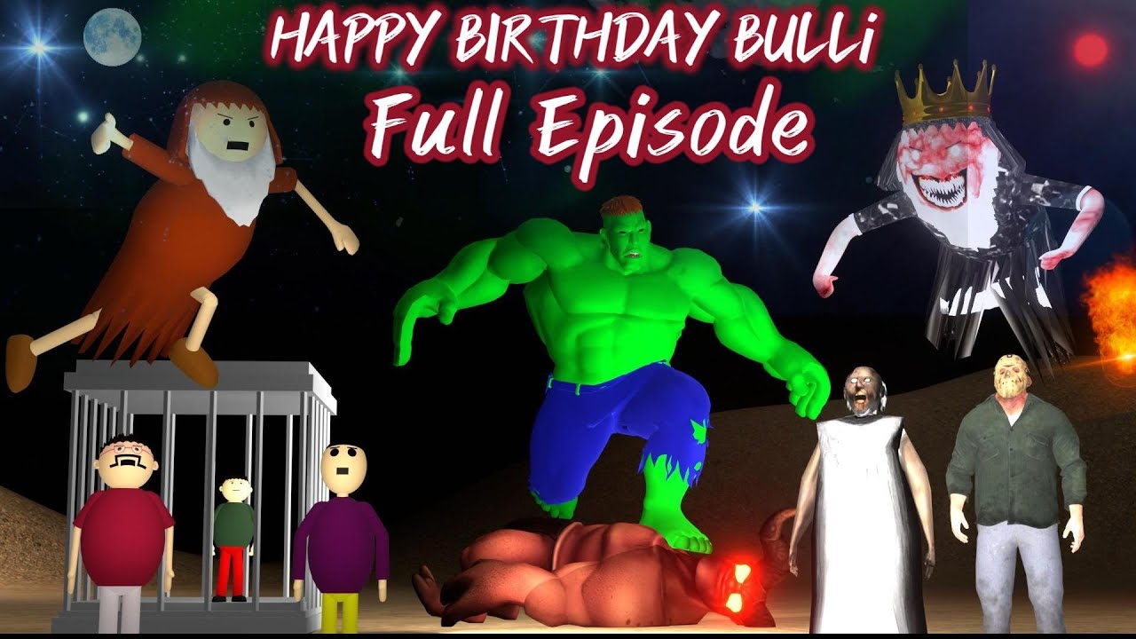 HAPPY BIRTHDAY BULLI All Parts | Gulli Bulli | MAKE JOKE HORROR | Cartoonn