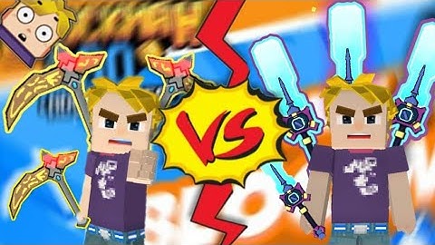 Frost blade VS Scythe Comparison Tip BlockMan GO Build And Shoot