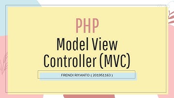 PHP Model View Controller (MVC)