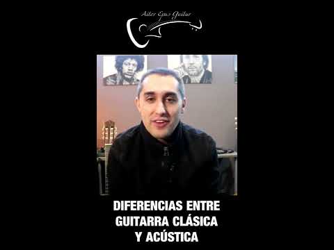 Las Diferencias entre Guitarra Clásica y Guitarra Acústica 🎸