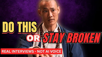 REAL, NOT AI] Shaolin Secret to Rewire Your Mind in Just 24 Hours  Shi Heng Yi MOTIVATION SPEECH