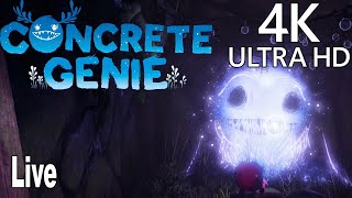 Concrete Genie - Full Gameplay Walkthrough Live No Commentary [4K]