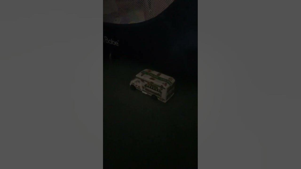 Ice cream truck stops at the building youtube