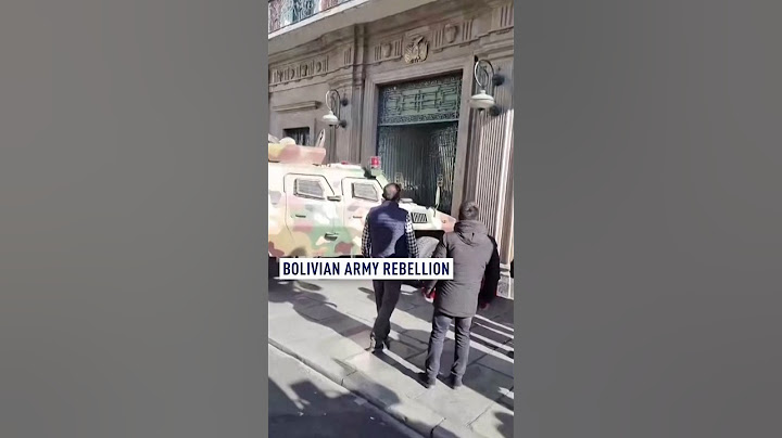 General boliviano detenido tras asalto de tropas al palacio presidencial
