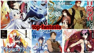 Top 5 manga de fantasia, romance, comédia, ação,  aventura