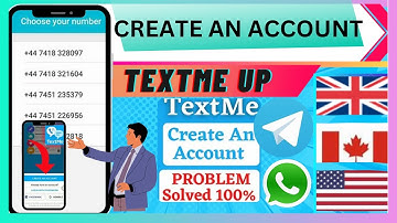 TEXTMEUP Create an account problem solved || FAKE WHATSAPP ACCOUNT