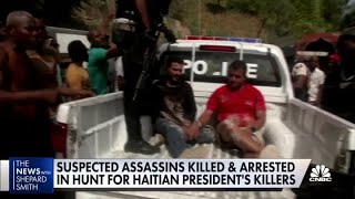 ⁣Suspected assassins killed and arrested in hunt for Haitian president's killers