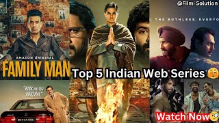 Top 5 Hindi Web Series | Indian Thriller WebSeries | @Filmisolution |#hindi |