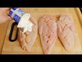 Wonderful recipe for baked chicken breasts, quick and tasty recipe for the whole family
