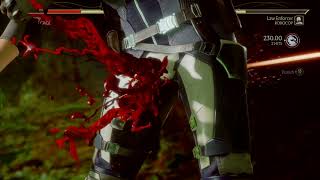 Robocop shot Cassie's vagina- Mortal Kombat 11 screenshot 1