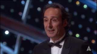 Alexandre Desplat winning Best Original Score for 'The Grand Budapest Hotel'