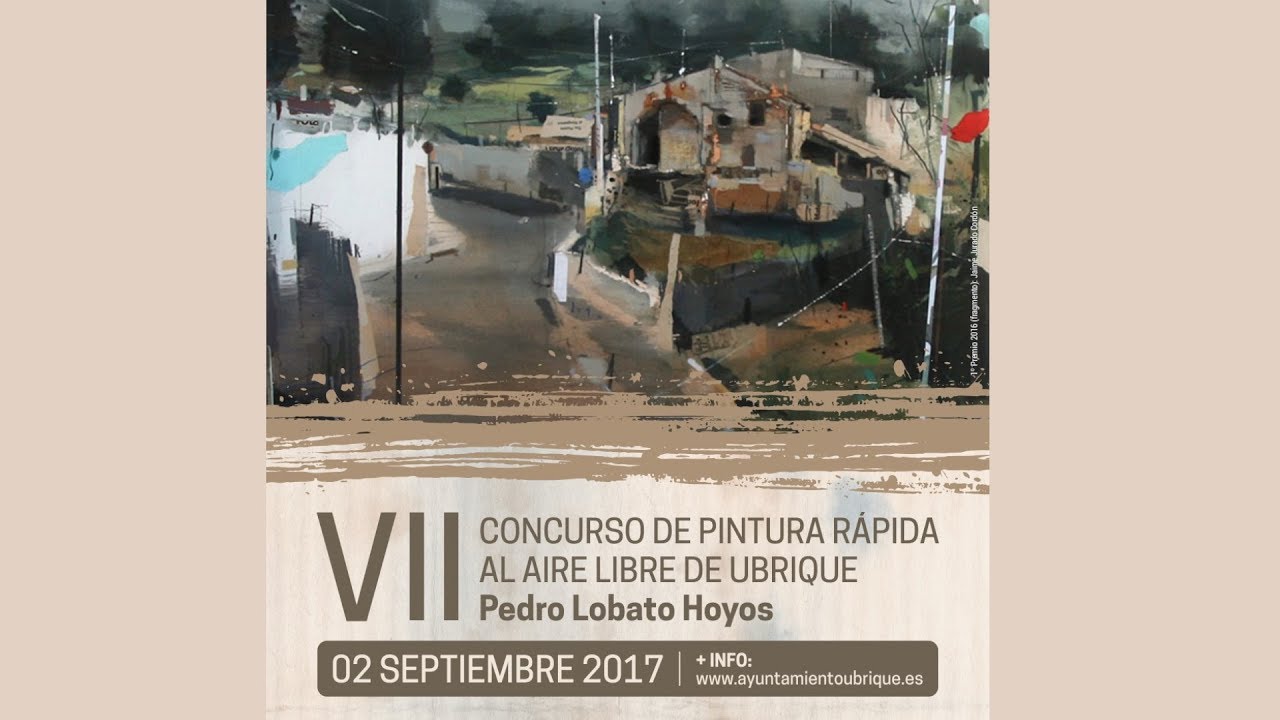 Presentación del VII Concurso de Pintura Rápida al Aire Libre de Ubrique 
