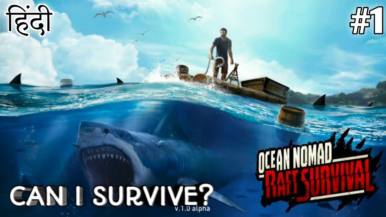 Can I Survive On A RAFT [Raft Survival:Ocean Nomad] [MineGamer Parth ...