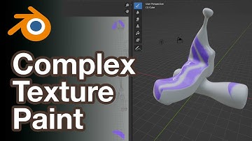 Blender Texture Paint Complex Objects