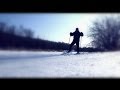 На лыжах по озеру // Skiing on the lake :D