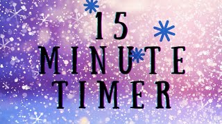 15 minute winter snow :: Countdown TIMER