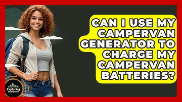 Can I Use My Campervan Generator To Charge My Campervan Batteries? - Exploring Campgrounds