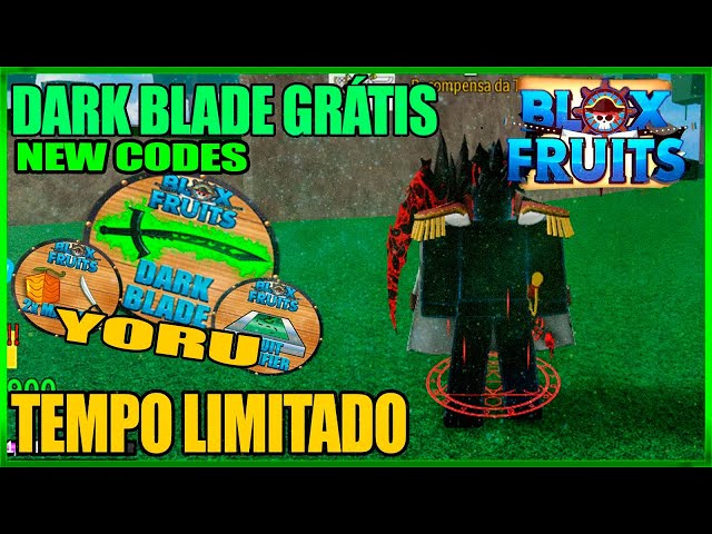 BLOX FRUITS] DARK BLADE YORU GRÁTIS/ ESTOU EVOLUINDO 