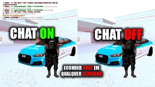 Como Ativardesativar O Chat Do Mta Com Apenas Uma Tecla - Tutorial Como Esconder Chat Gta Mta