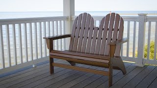 POLYWOOD® Vineyard Adirondack Bench - ADBN600