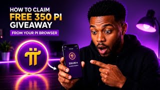 Pi-network update how to claim free 350 Pi giveaway from your Pi browser ( step by step