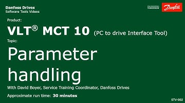 VLT® Drives: MCT 10 Parameter Handling