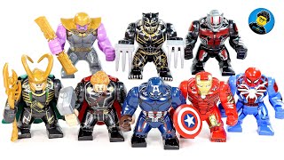 Marvel Avengers 2020 Thanos Giant-Man Deadpool Thor & Killmonger BIGFIGS BOOTLEGO Unofficial Set 2