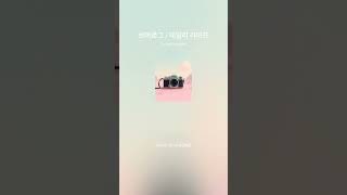 브이로그 데일리 라이프 (4),여러분의 하루가 음악으로 더욱 평온해지길 바랍니다.
