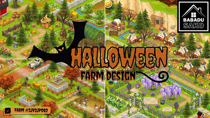 EP.133 : Halloween farm design - HayDay FarmDesign!