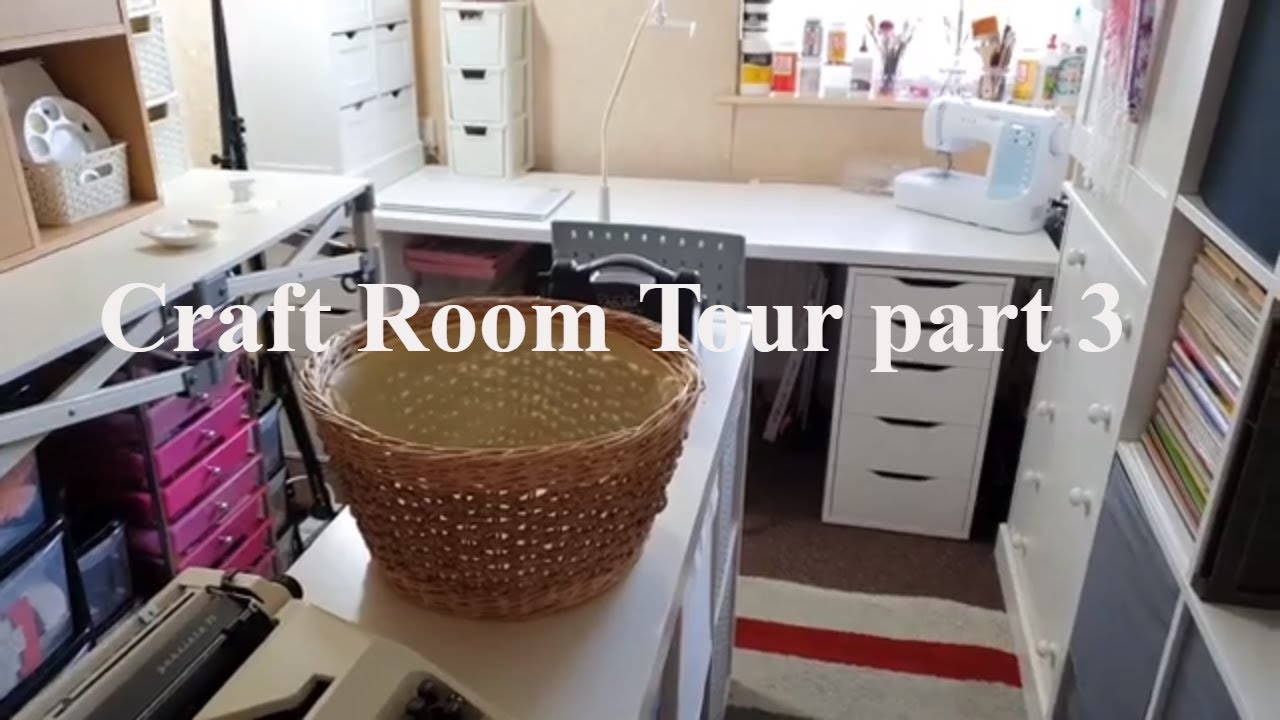 Craft Room Tour part 3. How I organize my craft room! - YouTube